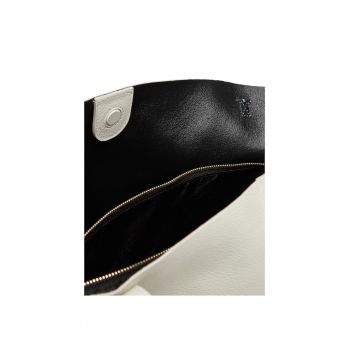 Geanta dama  Off White - piele naturala - model W338 2B0130/L148