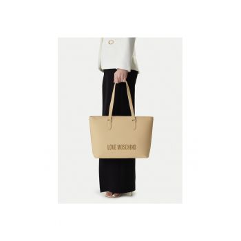 Geanta dama -  piele ecologica - bej - One Size INTL