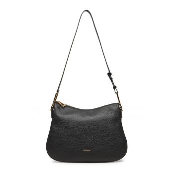 Geantă dama  PQR 13 01 01 001 - piele naturală - negru