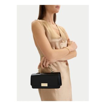 Geanta dama  textil negru eleganta minimalista
