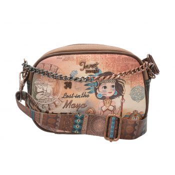 Geanta JANET DENESE multicolor, J002D, din piele ecologica