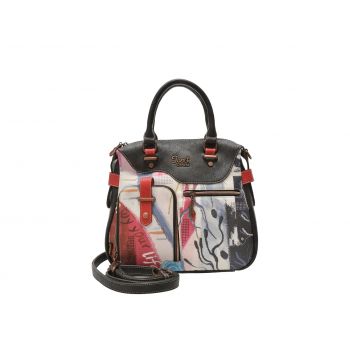 Geanta JANET DENESE multicolor, J127A, din piele ecologica
