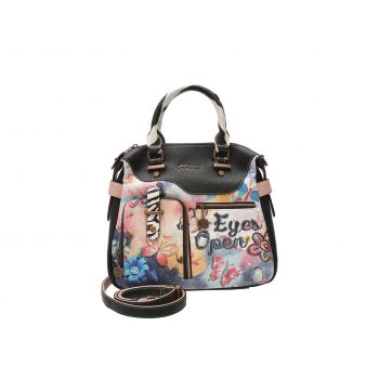Geanta JANET DENESE multicolor, J127B, din piele ecologica