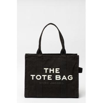 Geanta tote mare The Canvas - Alb/Negru