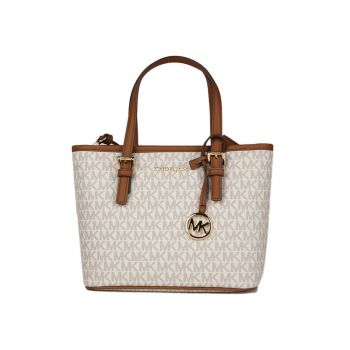 Geanta tote mini - cu imprimeu cu monograma Jet Set Travel