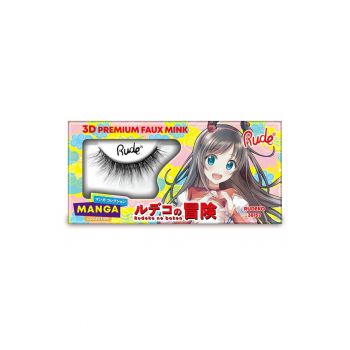 Gene false premium - efect 3D - model ko - Chibi Manga Faux Mink - Rude Cosmetics - 1 articol