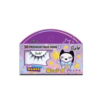 Gene false premium - efect 3D - model Mystic Kitty - Chibi Manga Faux Mink -  Cosmetics - 1 articol