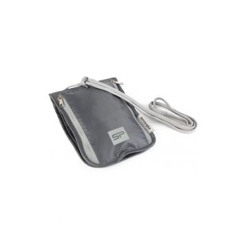 Portofel  14x20.5cm - cu protectie RFID - subtire - cu buzunar cu fermoar