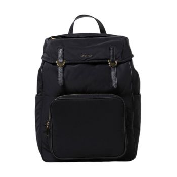 Rucsac cu aspect matlasat si garnituri de piele  Campus - 26x17x36 cm