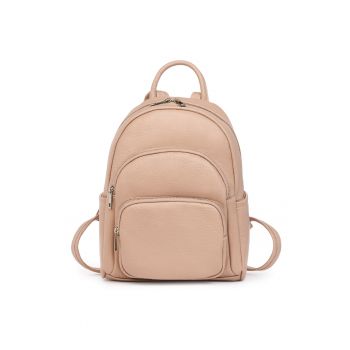 Rucsac din piele naturala - Alghero - 28x25x14cm - Roz