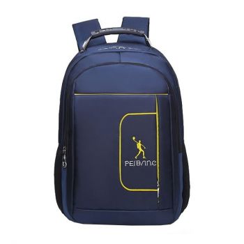 Rucsac pentru barbati, HuaPai GT59, Smart cu USB, multifunctional: laptop, calatorie, sport, anti furt, model albastru
