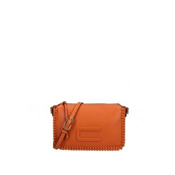 Geanta crossbody cu bareta detasabila Astria Elite - Portocaliu