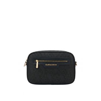 Geanta crossbody din piele ecologica - Albastru