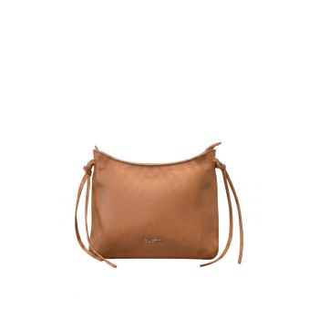 Geanta crossbody din piele ecologica Auriela Pro - Maro