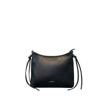 Geanta crossbody din piele ecologica Auriela Pro - Negru