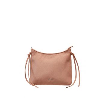 Geanta crossbody din piele ecologica Auriela Pro - Portocaliu persan