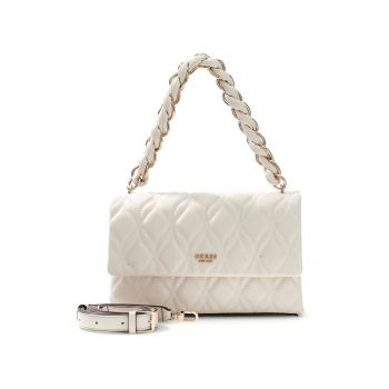 Geanta crossbody din piele ecologica - cu aspect matlasat Maxine