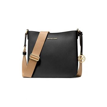 Geanta crossbody din piele ecologica cu aspect texturat Jet Set Travel - 21x21x7 cm