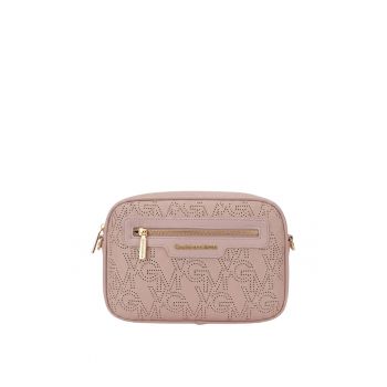 Geanta crossbody din piele ecologica - Roz