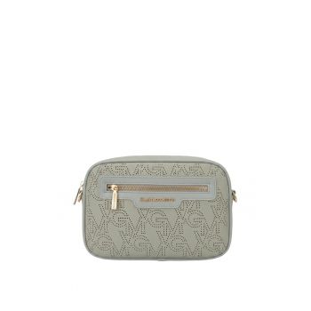 Geanta crossbody din piele ecologica - Verde