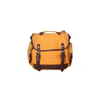 Geanta crossbody unisex cu buzunare multiple - Caramel