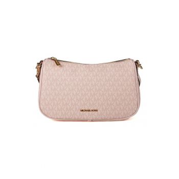 Geanta dama  Crossbody roz prafuit 25x15x5cm PVC