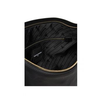 Geanta dama  model 8B0278/L164-K103 - piele naturala - culoare negru.