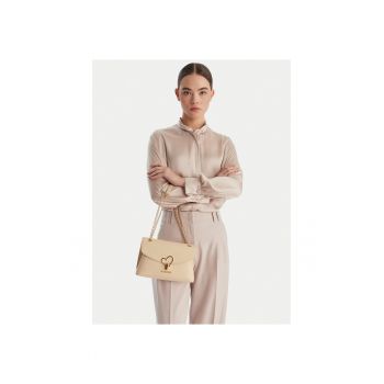 Geanta dama -  piele ecologica - bej - One Size INTL