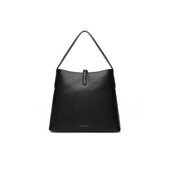 Geanta dama -  piele naturala - neagra - One Size INTL
