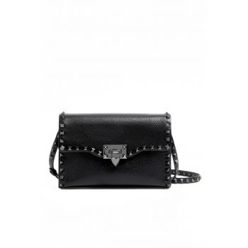 Geanta dama -  Small Rockstud Grainy - Negru