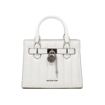 Geanta de mana  Hamilton alb 25x20x12cm poliuretan