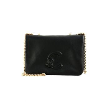 Geanta de umar  Dulse Mini piele naturala negru 19x13x6 cm