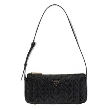 Geanta de umar Stacey Mini cu monograma si cusaturi decorative