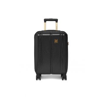 Geanta de voiaj  troler cabina - negru - 4 roti - 55x40x20cm