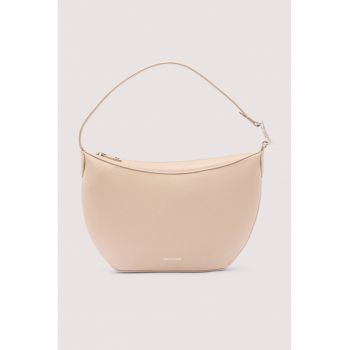 Geanta din piele cu bareta de umar Whippet - Nude rose