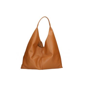 Geanta hobo de piele cu etui interior Ginger - Portocaliu persan