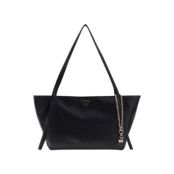 Geanta shopper din piele ecologica Devon 3 Comp - Negru