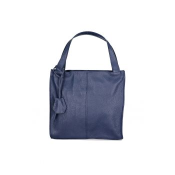 Geanta tote din piele Aelia - Albastru