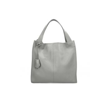 Geanta tote din piele Aelia - Gri