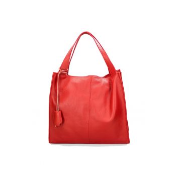 Geanta tote din piele Aelia - Rosu