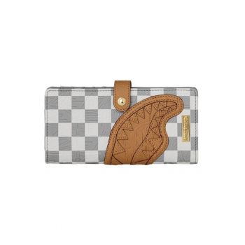 Portofel unisex din piele ecologica - impermeabil - 11.4x8.9cm