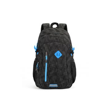 Rucsac cu compartiment pentru laptop - Negru/Albastru