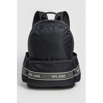 Rucsac cu imprimeu logo Otto Dublin - Negru