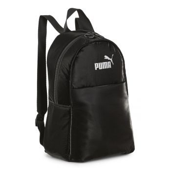 Rucsac cu logo si fermoar Core Up - Negru