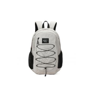 Rucsac din material textil cu doua compartimente 181087 - Bej