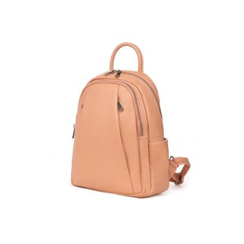 Rucsac din piele naturala Thomas - Roz