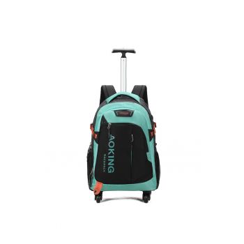 Rucsac-troler cu compartimente multiple - Verde