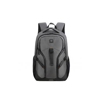 Rucsac unisex cu aplicatie logo - Gri