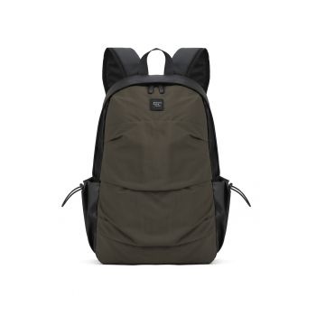 Rucsac unisex cu buzunare ajustabile laterale - Verde inchis