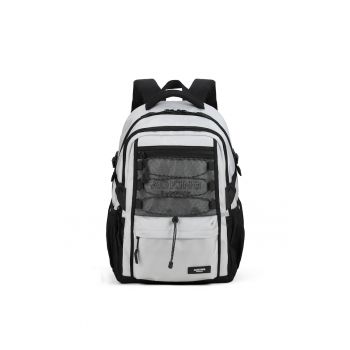 Rucsac unisex cu compartiment pentru laptop - Gri deschis